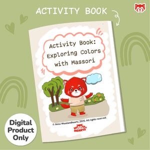 Activity Book for Toddlers: Exploring Colors with Massori