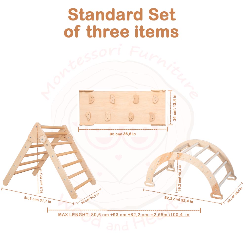 3-in-1 Toddler Climbing Frame