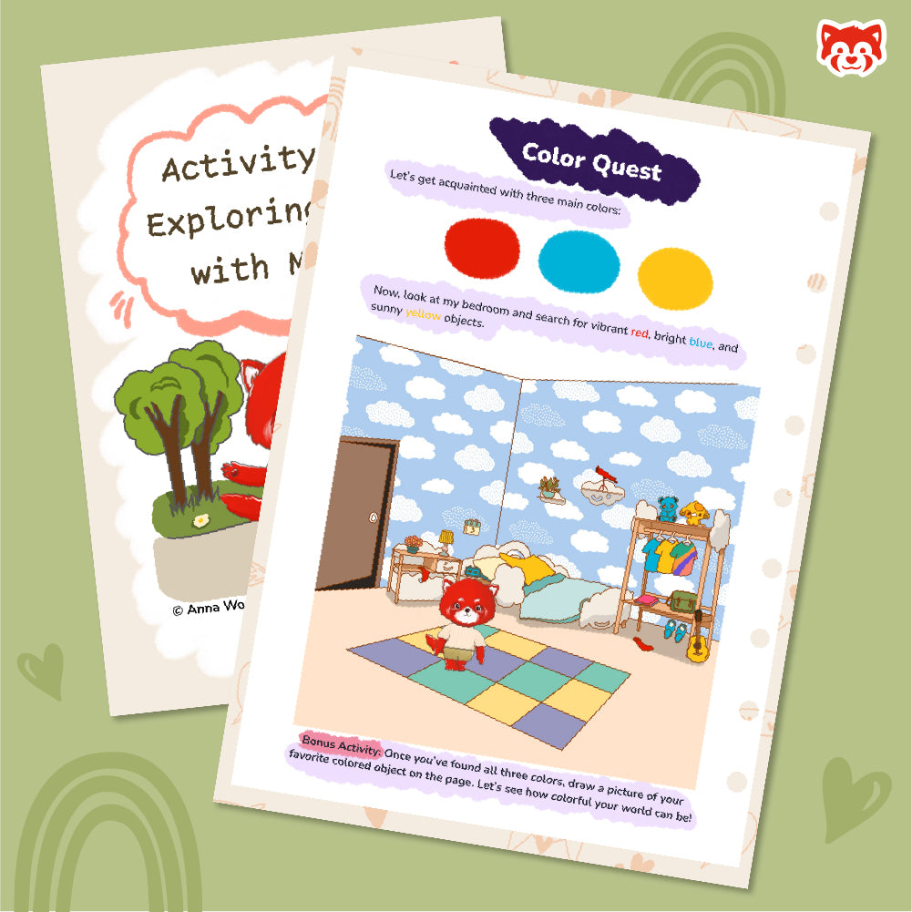 Activity Book for Toddlers: Exploring Colors with Massori