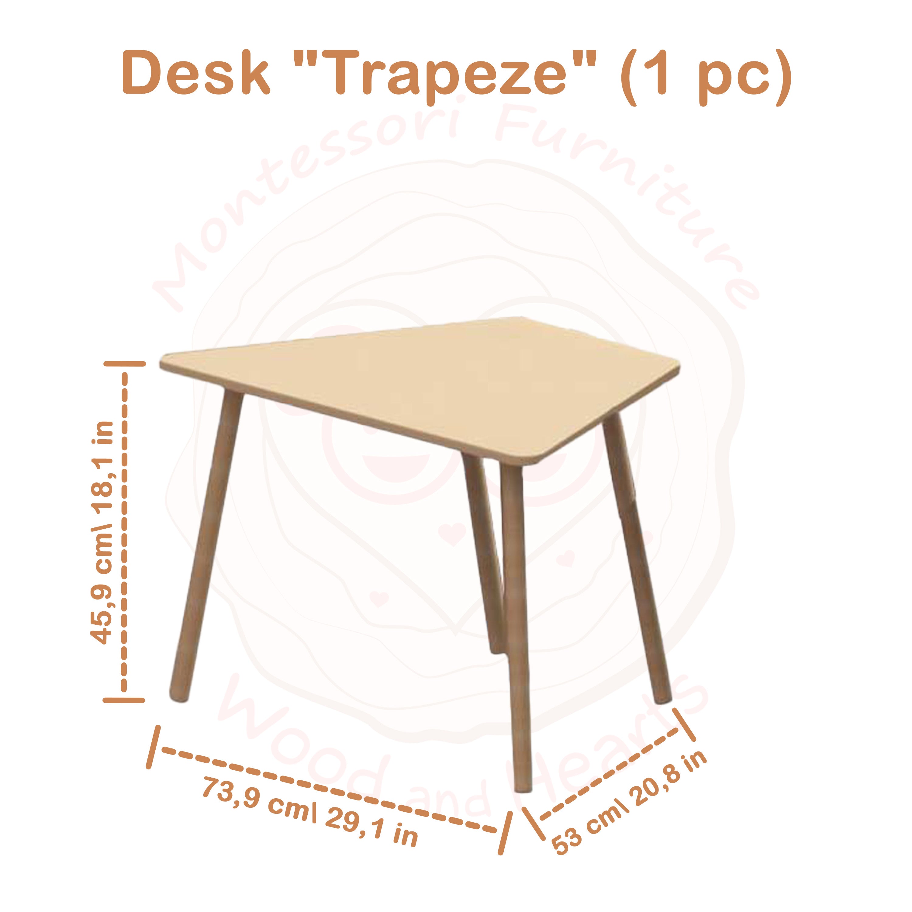 Montessori Desk and Chair