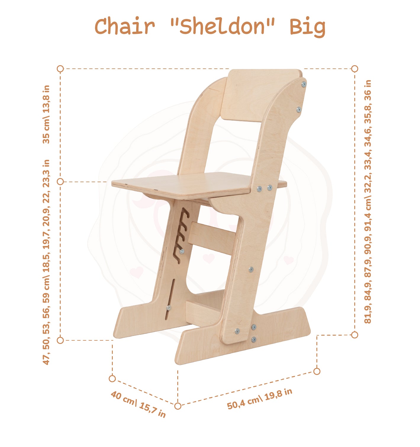 Kids Adjustable Chair