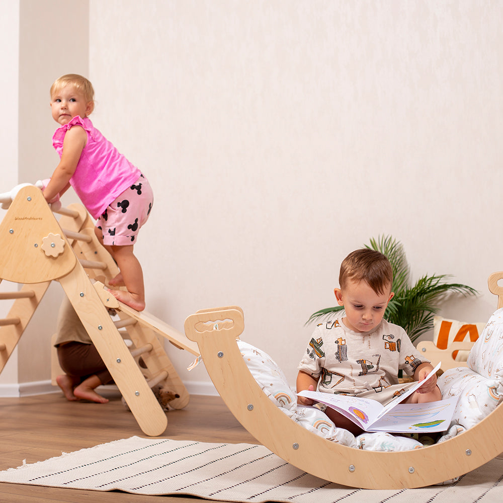 Montessori Climbing Gym with Cushion