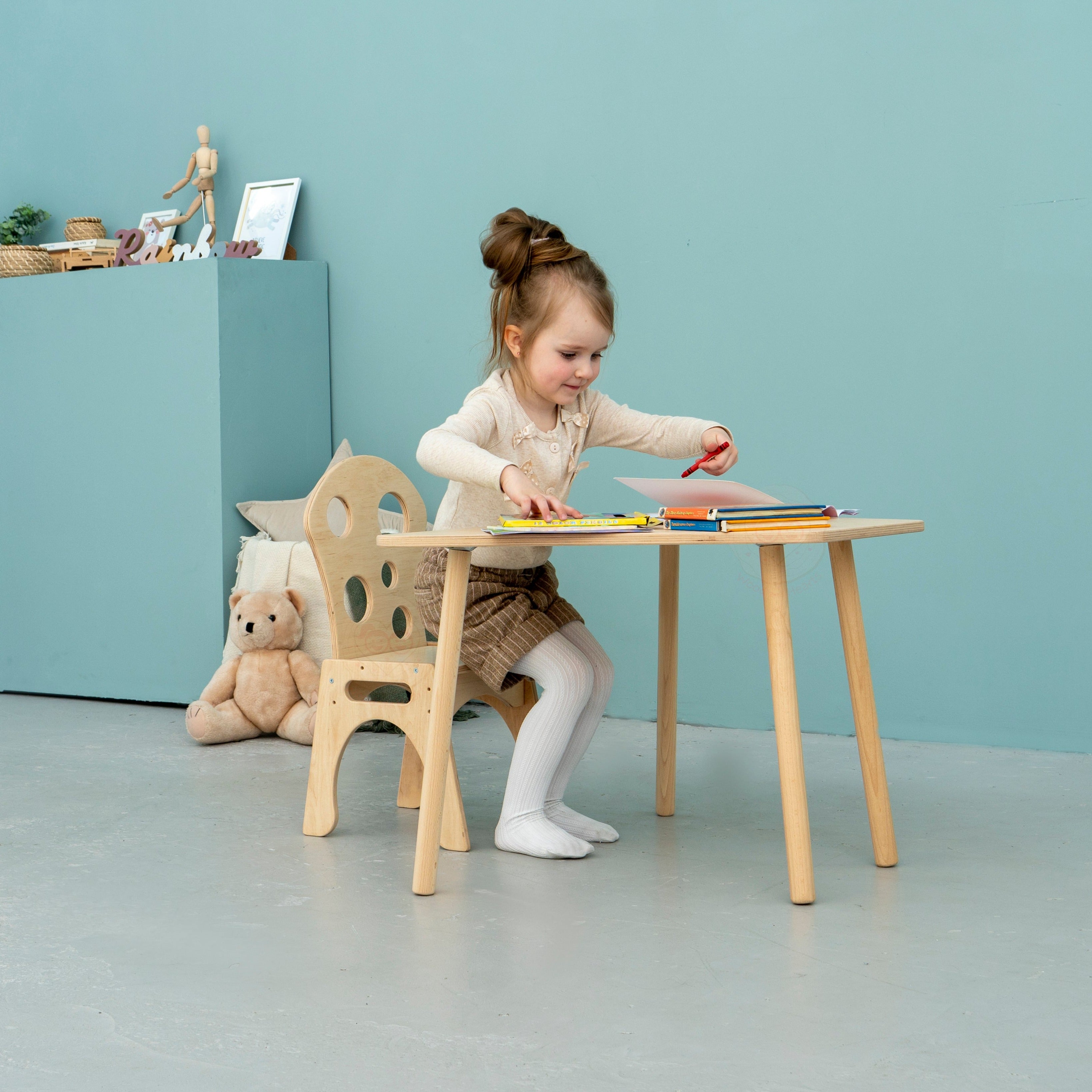 Montessori Desk and Chair