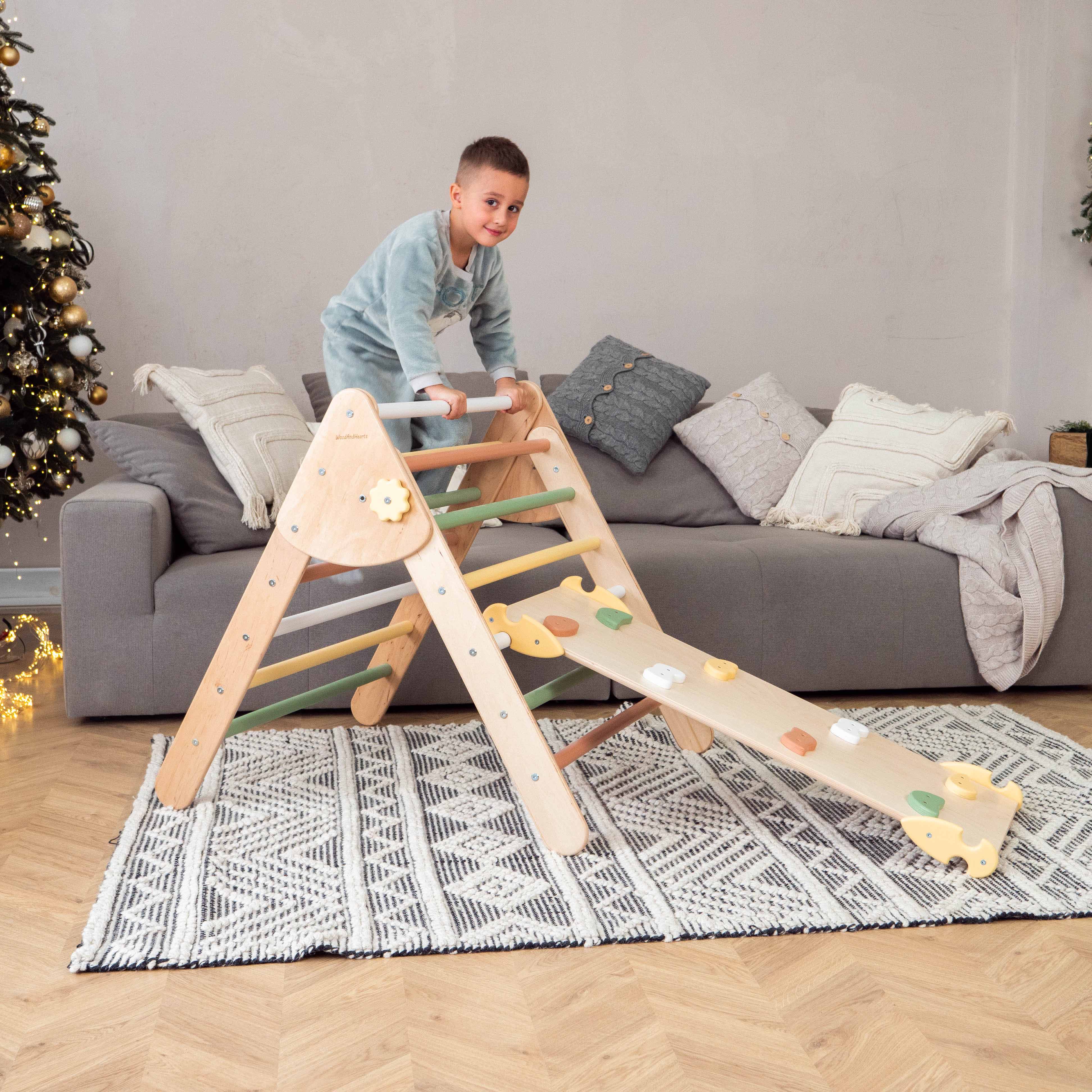 Montessori Triangle and Ramp