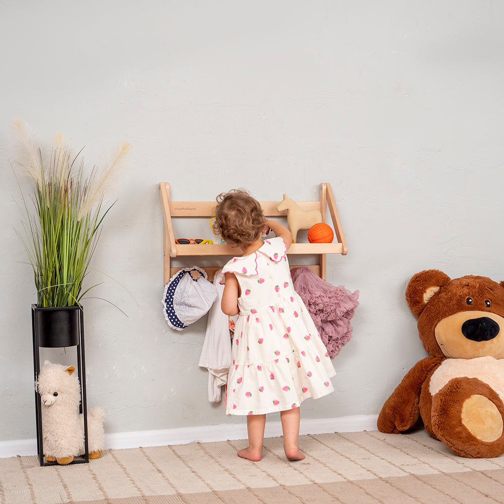 Wall Shelf with Hangers