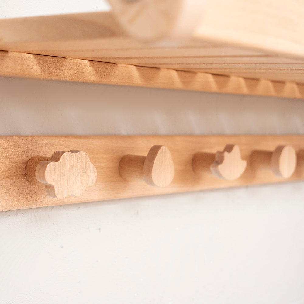 Wall Shelf with Hangers