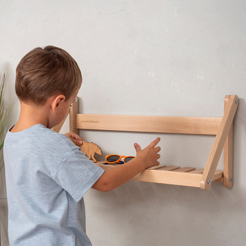 Wall Shelf with Hangers