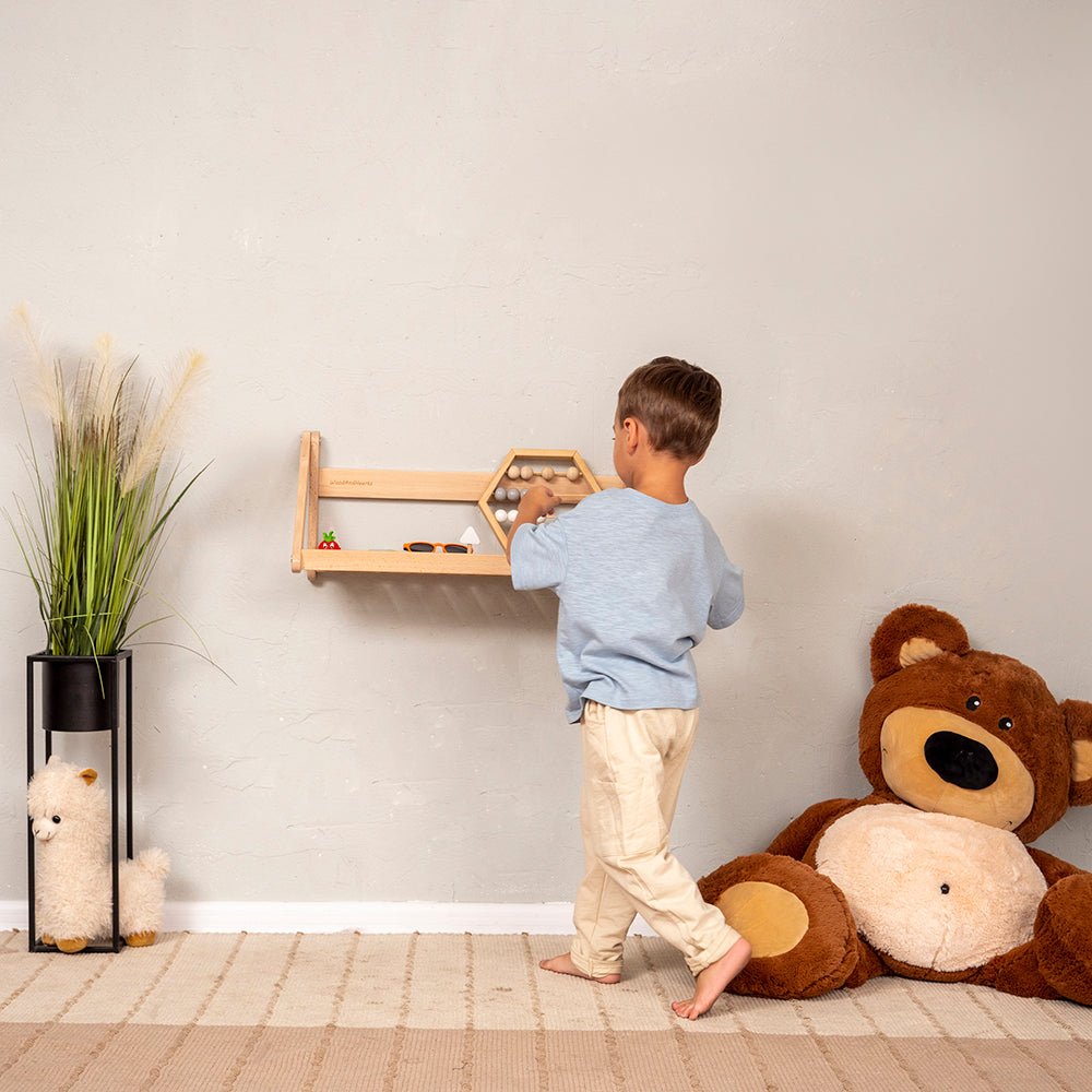 Wall Shelf with Hangers