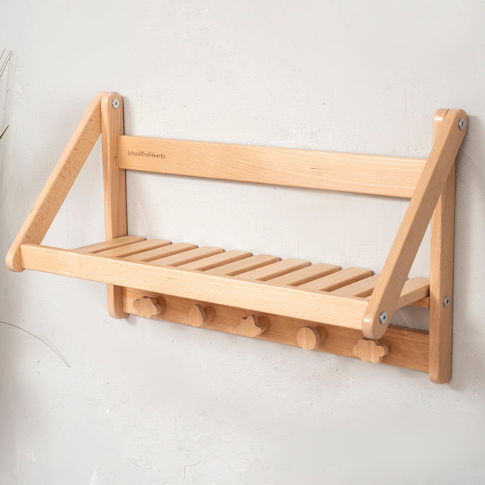 Wall Shelf with Hangers