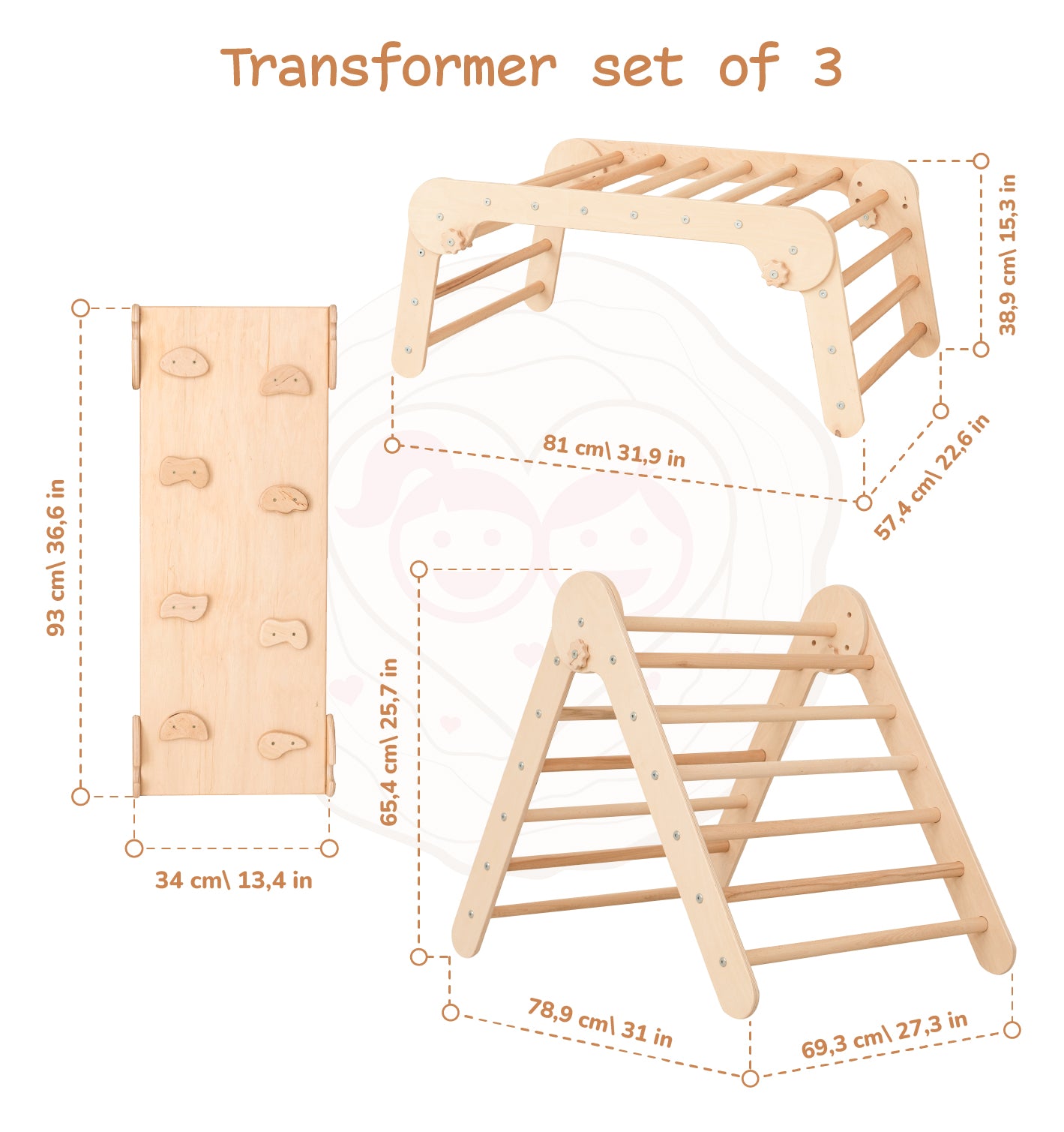 Transformable Climbing Triangle