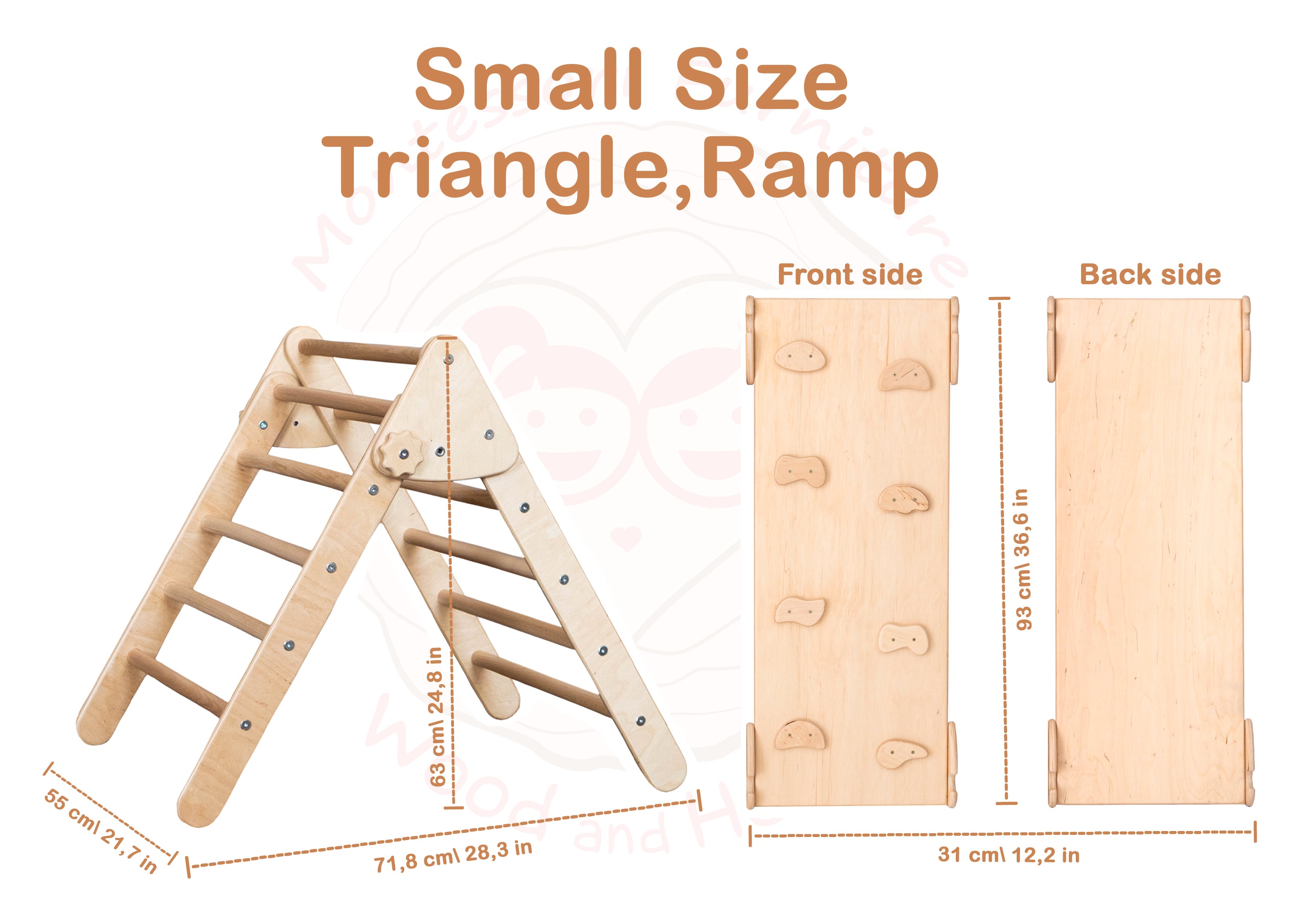 Montessori Triangle and Ramp