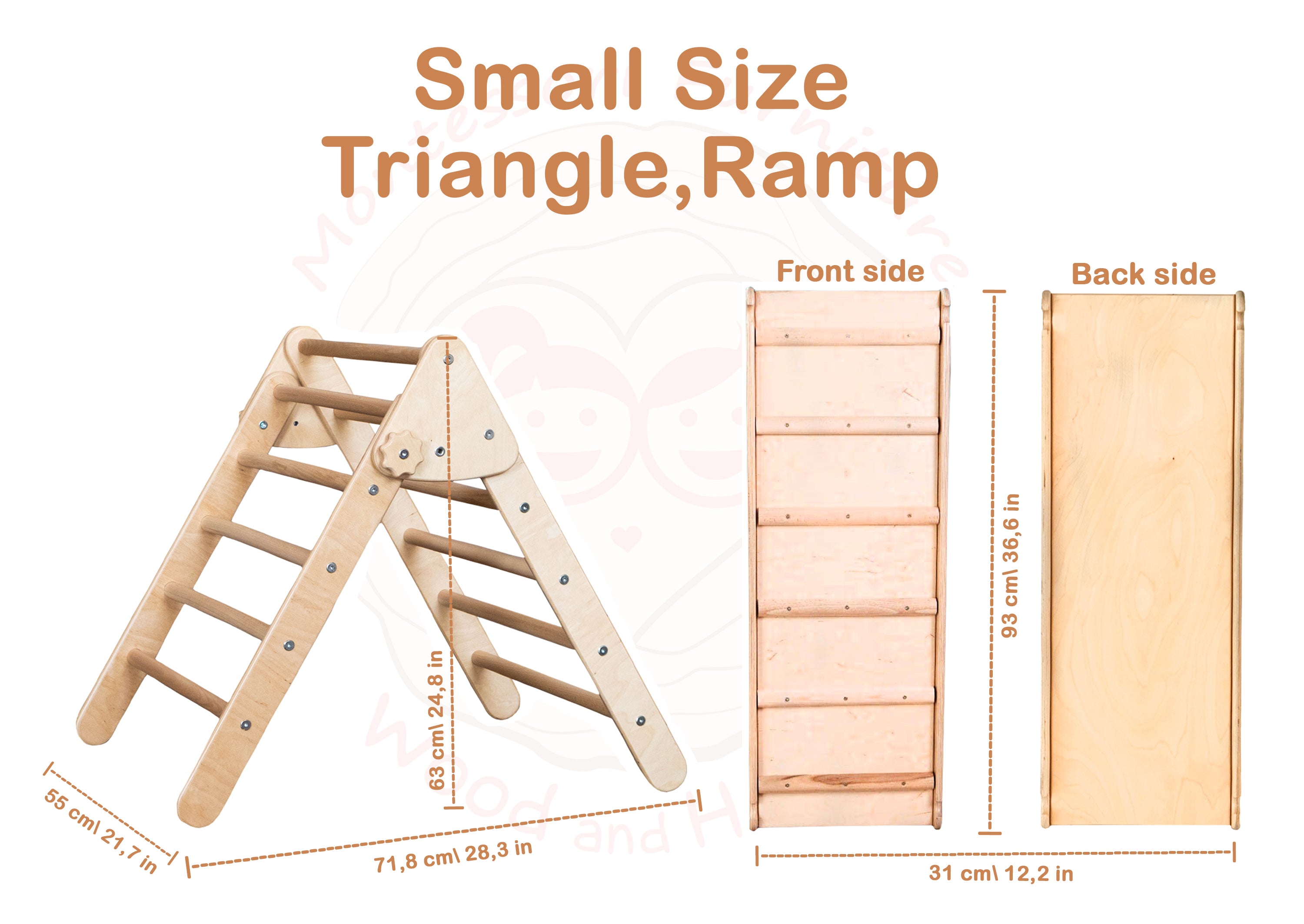 Montessori Triangle and Ramp