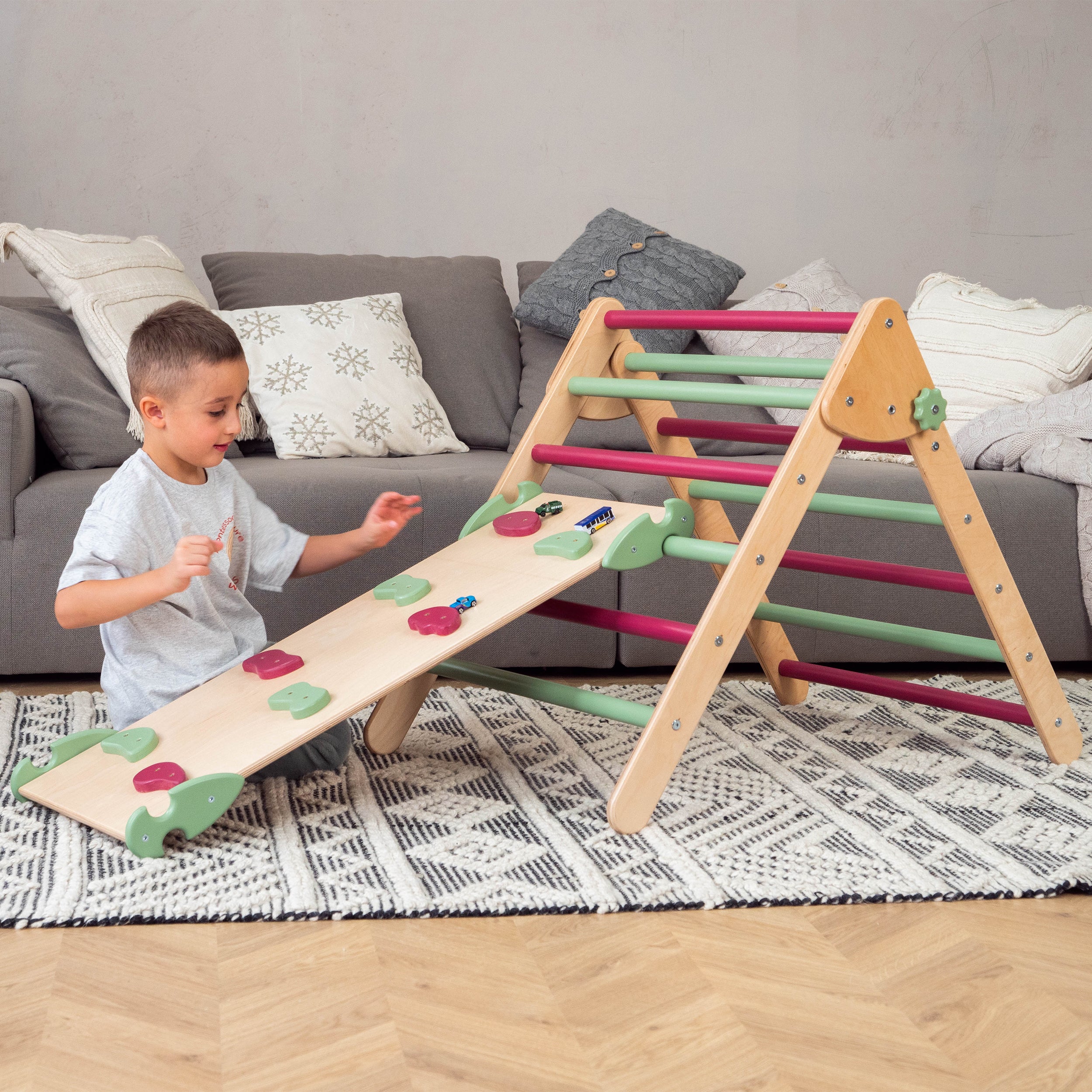 Montessori Triangle and Ramp